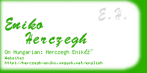 eniko herczegh business card